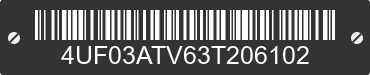 2003 ARCTIC CAT Arctic Cat 4UF03ATV63T206102 VIN decoded