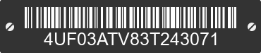 2003 ARCTIC CAT Arctic Cat 4UF03ATV83T243071 VIN decoded