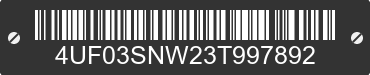 2003 ARCTIC CAT Arctic Cat 4UF03SNW23T997892 VIN decoded