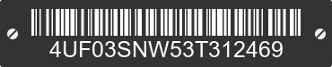 2003 ARCTIC CAT Arctic Cat 4UF03SNW53T312469 VIN decoded