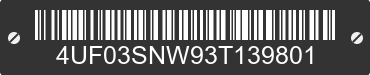 2003 ARCTIC CAT Arctic Cat 4UF03SNW93T139801 VIN decoded
