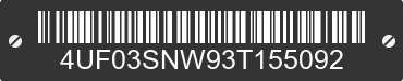 2003 ARCTIC CAT Arctic Cat 4UF03SNW93T155092 VIN decoded
