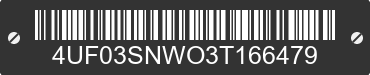 2003 ARCTIC CAT Arctic Cat 4UF03SNWO3T166479 VIN decoded