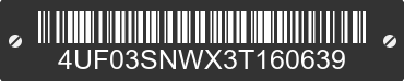 2003 ARCTIC CAT Arctic Cat 4UF03SNWX3T160639 VIN decoded