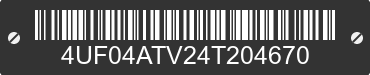 2004 ARCTIC CAT Arctic Cat 4UF04ATV24T204670 VIN decoded