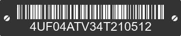 2004 ARCTIC CAT Arctic Cat 4UF04ATV34T210512 VIN decoded