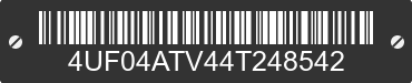 2004 ARCTIC CAT Arctic Cat 4UF04ATV44T248542 VIN decoded