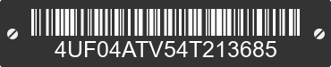 2004 ARCTIC CAT Arctic Cat 4UF04ATV54T213685 VIN decoded
