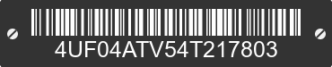 2004 ARCTIC CAT Arctic Cat 4UF04ATV54T217803 VIN decoded