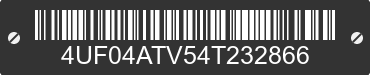 2004 ARCTIC CAT Arctic Cat 4UF04ATV54T232866 VIN decoded