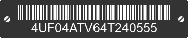 2004 ARCTIC CAT Arctic Cat 4UF04ATV64T240555 VIN decoded