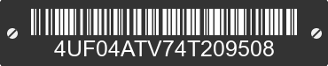 2004 ARCTIC CAT Arctic Cat 4UF04ATV74T209508 VIN decoded