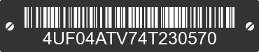 2004 ARCTIC CAT Arctic Cat 4UF04ATV74T230570 VIN decoded