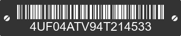 2004 ARCTIC CAT Arctic Cat 4UF04ATV94T214533 VIN decoded