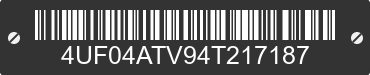 2004 ARCTIC CAT Arctic Cat 4UF04ATV94T217187 VIN decoded