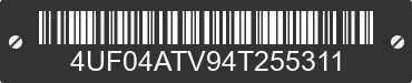 2004 ARCTIC CAT Arctic Cat 4UF04ATV94T255311 VIN decoded