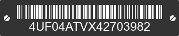 2004 ARCTIC CAT Arctic Cat 4UF04ATVX42703982 VIN decoded