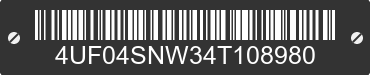 2004 ARCTIC CAT Arctic Cat 4UF04SNW34T108980 VIN decoded