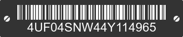 2004 ARCTIC CAT Arctic Cat 4UF04SNW44Y114965 VIN decoded
