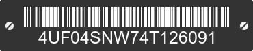 2004 ARCTIC CAT Arctic Cat 4UF04SNW74T126091 VIN decoded