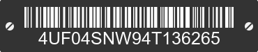 2004 ARCTIC CAT Arctic Cat 4UF04SNW94T136265 VIN decoded