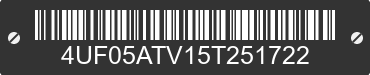 2005 ARCTIC CAT Arctic Cat 4UF05ATV15T251722 VIN decoded