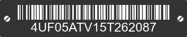 2005 ARCTIC CAT Arctic Cat 4UF05ATV15T262087 VIN decoded