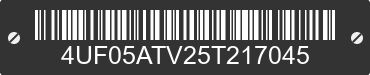 2005 ARCTIC CAT Arctic Cat 4UF05ATV25T217045 VIN decoded