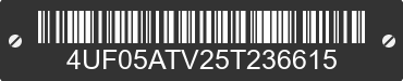 2005 ARCTIC CAT Arctic Cat 4UF05ATV25T236615 VIN decoded