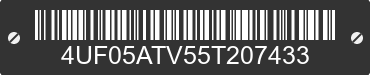 2005 ARCTIC CAT Arctic Cat 4UF05ATV55T207433 VIN decoded