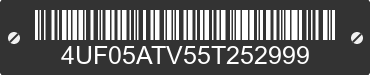2005 ARCTIC CAT Arctic Cat 4UF05ATV55T252999 VIN decoded