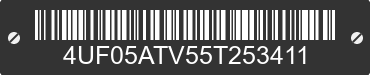 2005 ARCTIC CAT Arctic Cat 4UF05ATV55T253411 VIN decoded