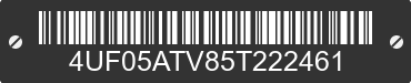 2005 ARCTIC CAT Arctic Cat 4UF05ATV85T222461 VIN decoded