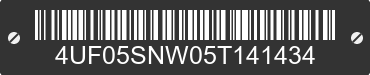 2005 ARCTIC CAT Arctic Cat 4UF05SNW05T141434 VIN decoded