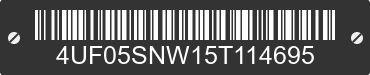 2005 ARCTIC CAT Arctic Cat 4UF05SNW15T114695 VIN decoded