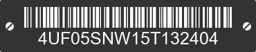 2005 ARCTIC CAT Arctic Cat 4UF05SNW15T132404 VIN decoded