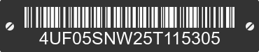 2005 ARCTIC CAT Arctic Cat 4UF05SNW25T115305 VIN decoded