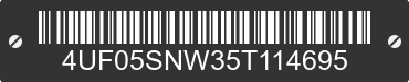 2005 ARCTIC CAT Arctic Cat 4UF05SNW35T114695 VIN decoded