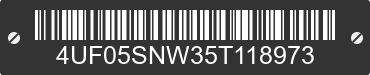 2005 ARCTIC CAT Arctic Cat 4UF05SNW35T118973 VIN decoded