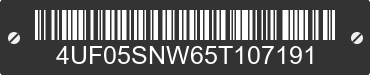2005 ARCTIC CAT Arctic Cat 4UF05SNW65T107191 VIN decoded
