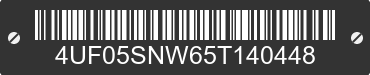 2005 ARCTIC CAT Arctic Cat 4UF05SNW65T140448 VIN decoded