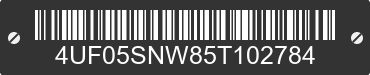 2005 ARCTIC CAT Arctic Cat 4UF05SNW85T102784 VIN decoded