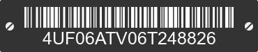 2006 ARCTIC CAT Arctic Cat 4UF06ATV06T248826 VIN decoded