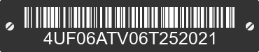 2006 ARCTIC CAT Arctic Cat 4UF06ATV06T252021 VIN decoded