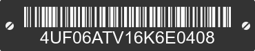 2006 ARCTIC CAT Arctic Cat 4UF06ATV16K6E0408 VIN decoded