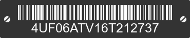 2006 ARCTIC CAT Arctic Cat 4UF06ATV16T212737 VIN decoded