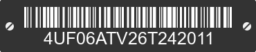 2006 ARCTIC CAT Arctic Cat 4UF06ATV26T242011 VIN decoded