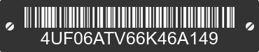 2006 ARCTIC CAT Arctic Cat 4UF06ATV66K46A149 VIN decoded