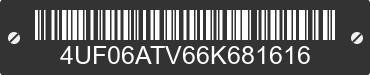 2006 ARCTIC CAT Arctic Cat 4UF06ATV66K681616 VIN decoded