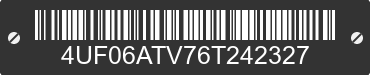 2006 ARCTIC CAT Arctic Cat 4UF06ATV76T242327 VIN decoded